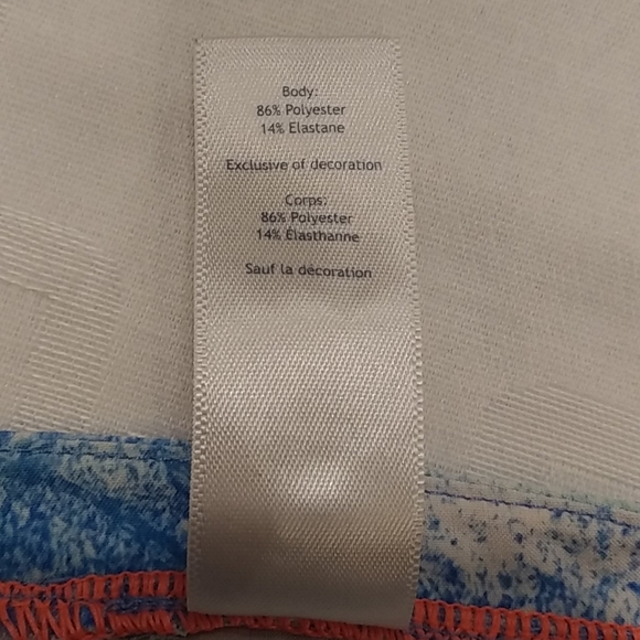 Ivivva Blue Patterned Activity Tank Top Size 10 - Picture 9 of 9